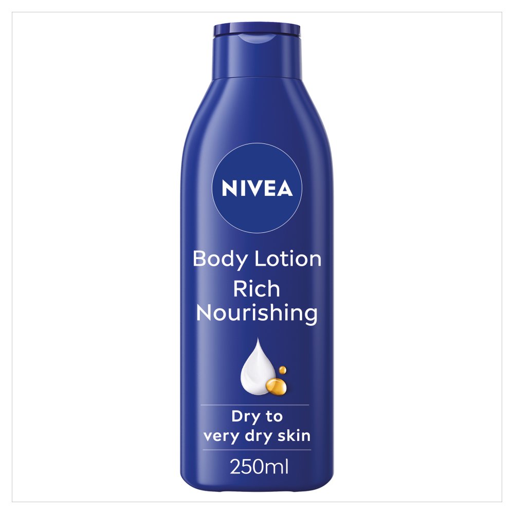 NIVEA RICH NOURISHING SMOOTH BODY LOTION FOR DRY SKIN 250ML. KD35307 \\\KD35307