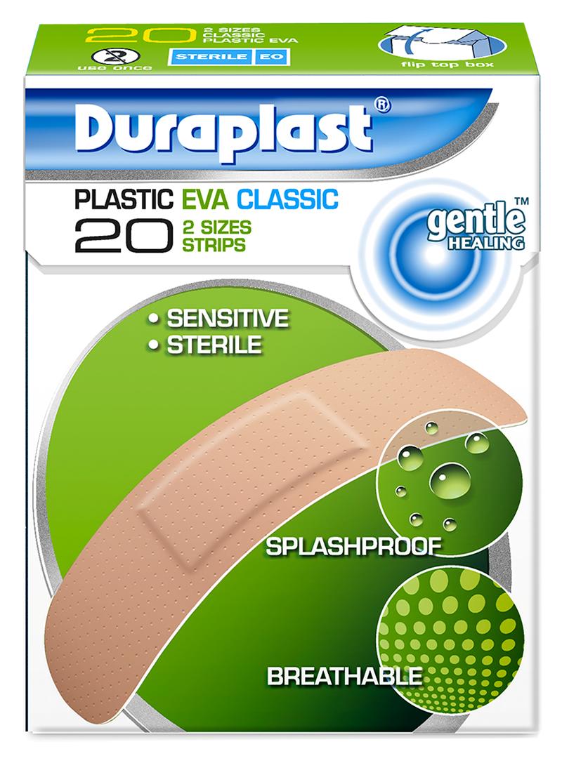 DURAPLAST 2 SIZES EVA CLASSIC PLASTER 20/PK. PDP20C-U \\\KD35315