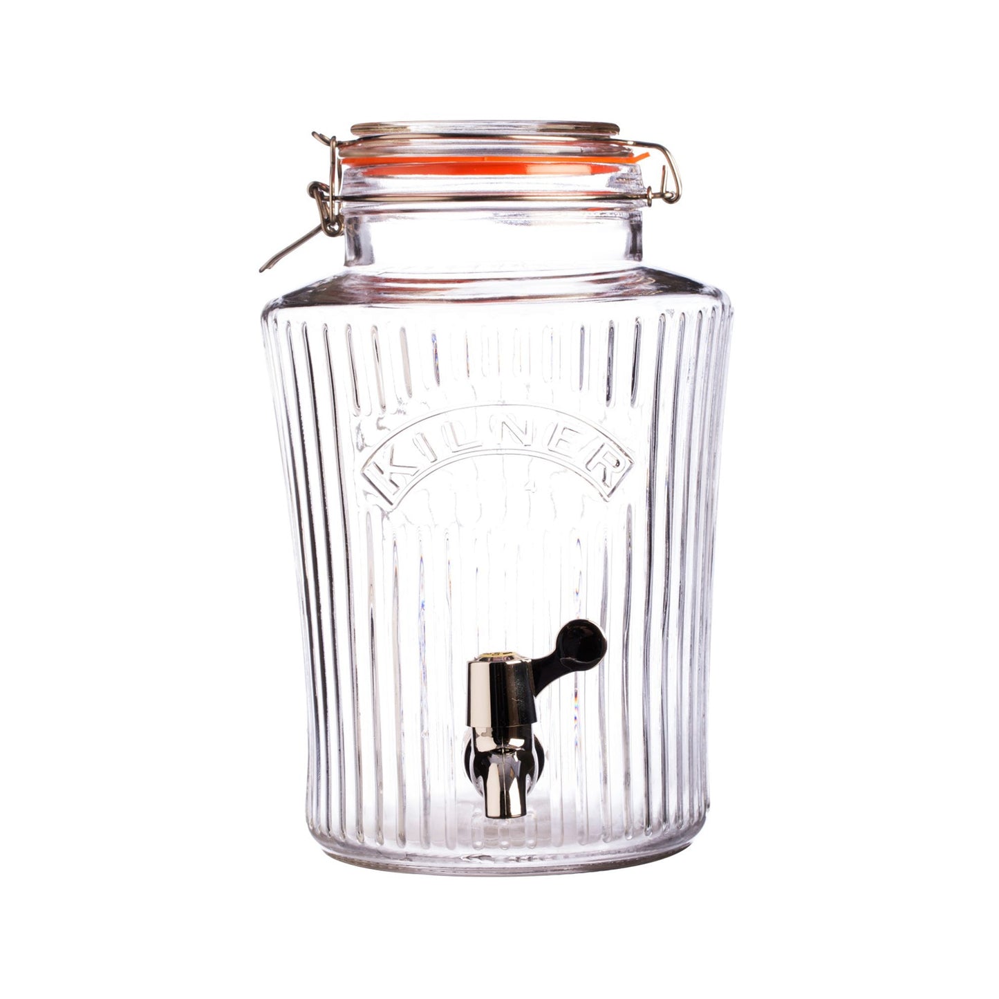 KILNER VINTAGE GLASS STORAGE JAR WITH DISPENSING TAP 5LTR. 0025407 \\\KD35421