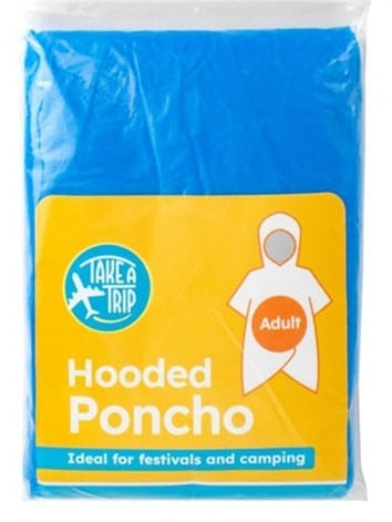 TAKE A TRIP ADULT HOODED PONCHO. OL323761 \\\KD35454