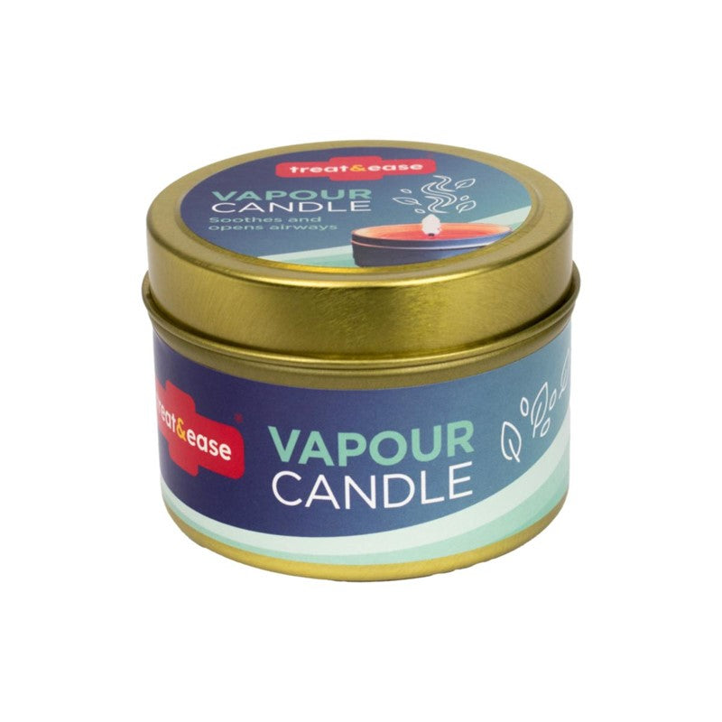 TREAT & EASE VAPOUR TIN CANDLE 90GM. OL324608 \\\KD35461