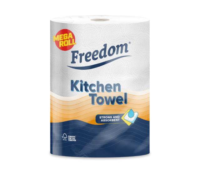 FREEDOM MEGA KITCHEN TOWEL ROLL 6/PK. FRK21MEG \\\KD35485