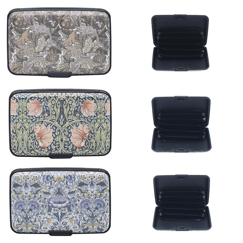 ASSORTED ARTISITC FLOWERS CREDIT CARD HOLDER. LP49653 \\\KD35494