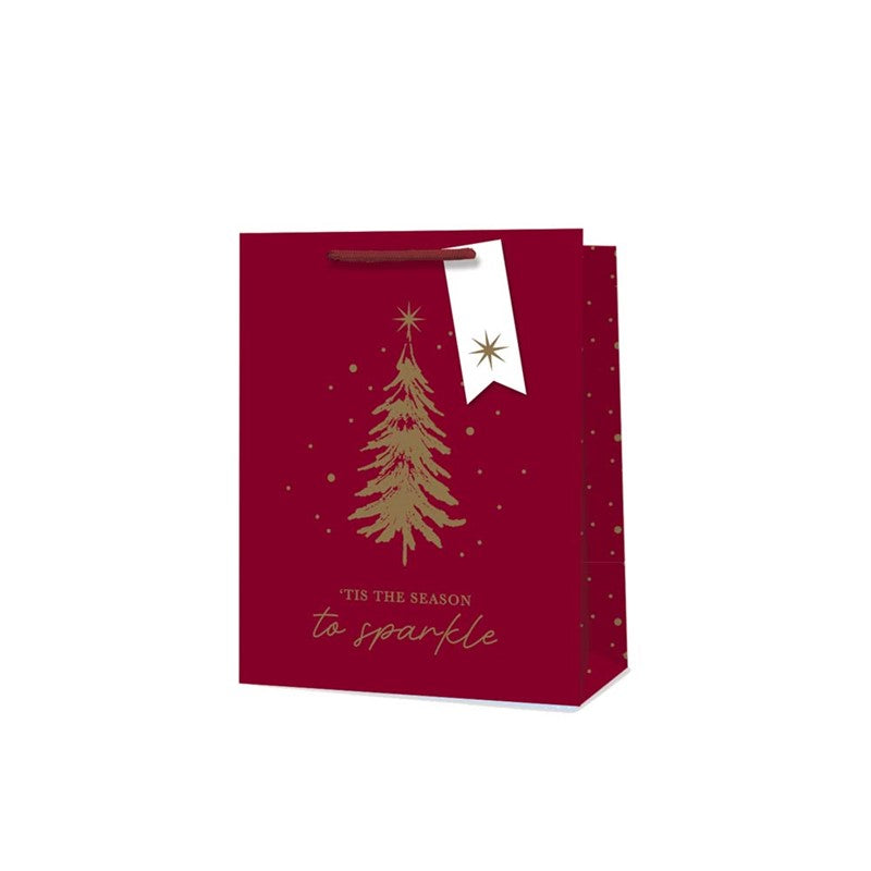 TALLON CHRISTMAS SOPHISTICATED TREE MEDIUM GIFT BAGS 23 X 18CM. TAX9294A \\\KD35527