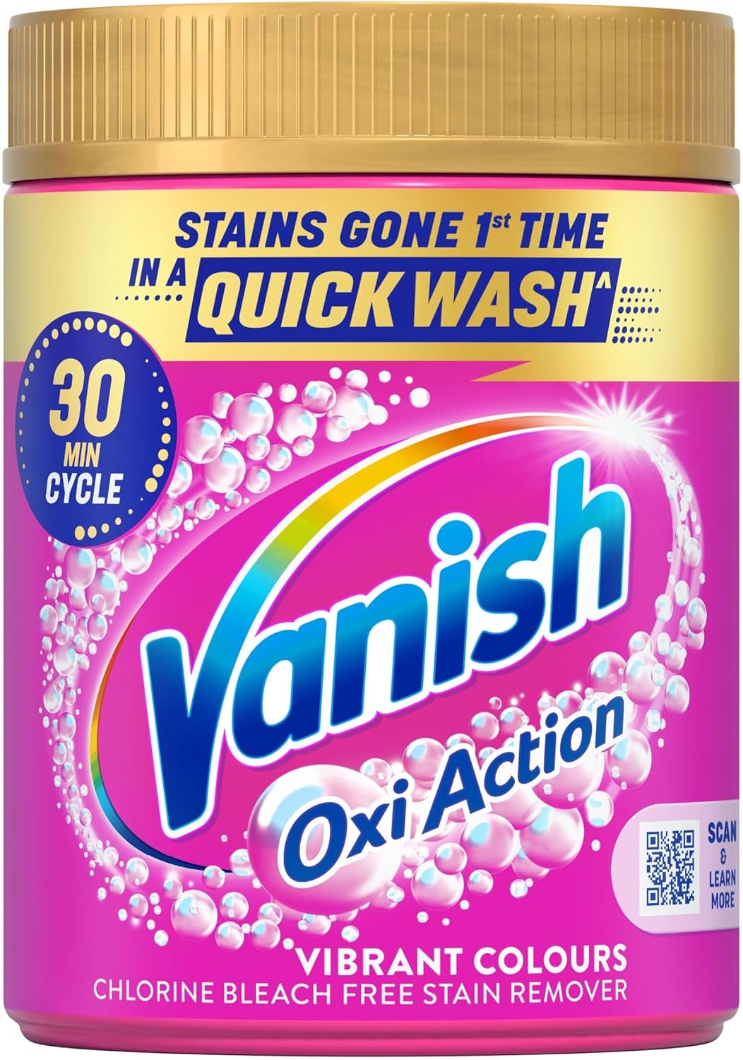 VANISH GOLD OXI ACTION 470 GM LAUNDRY STAIN REMOVER POWDER FOR COLOURS. PTHOVAN115 \\\KD35585