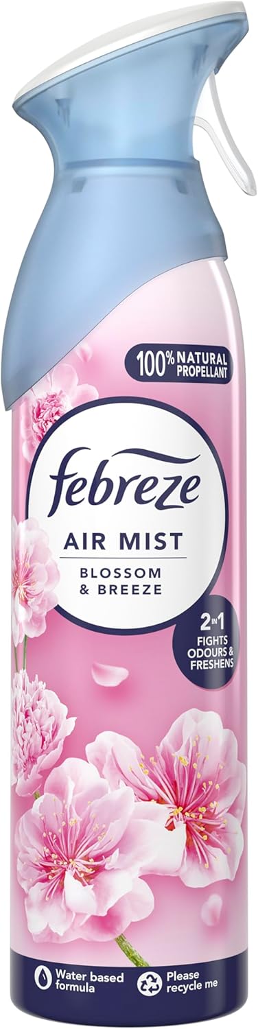 FEBREZE BLOSSOM & BREEZE AIR FRESHENER SPRAY 185ML. HOFEB242 \\\KD35594