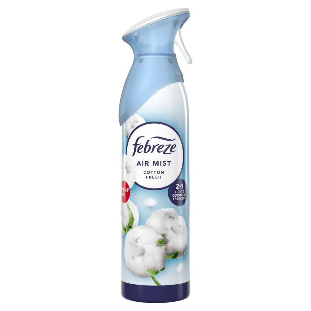 FEBREZE COTTON FRESH AIR FRESHENER SPRAY 185ML. HOFEB240 \\\KD35595
