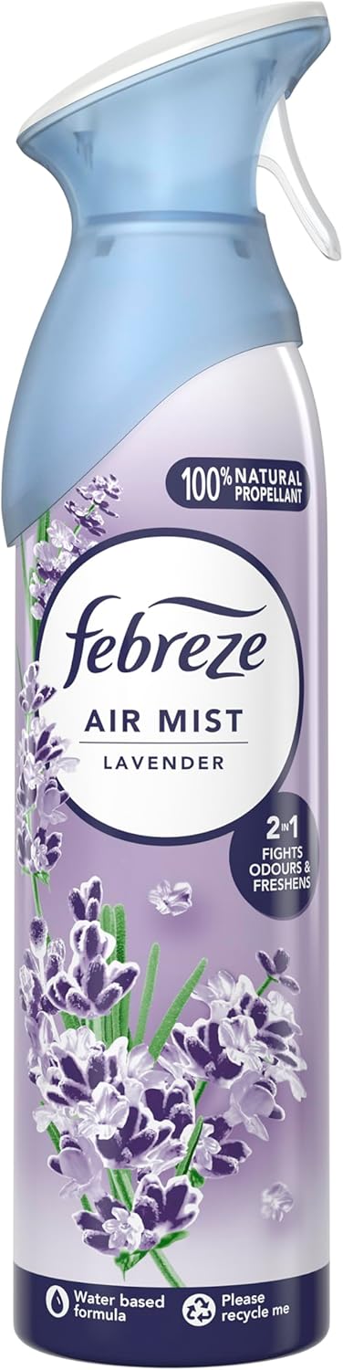 FEBREZE AIR FRESHENER SPRAY LAVENDER 185ML. HOFEB244 \\\KD35598