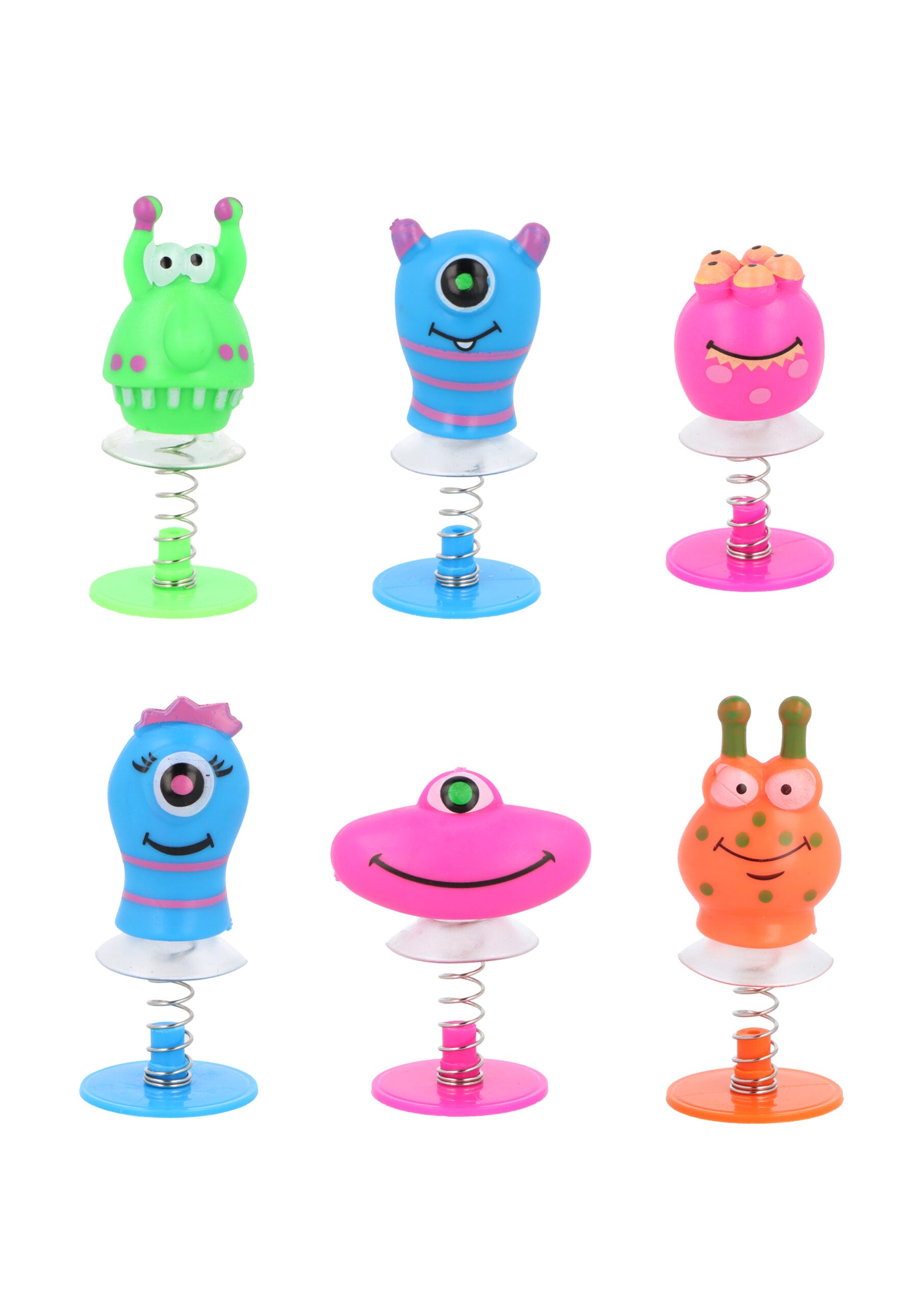 MONSTER JUMP UPS (4-5CM) 6 ASSORTED DESIGNS IN POLYBAG. T88809 \\\KD35650