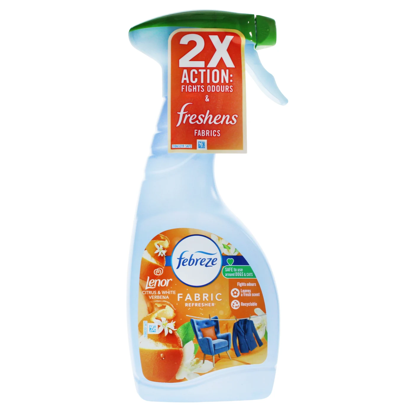 FEBREZE FABRIC REFRESHER CITRUS & WHITE VERBENA SPRAY 500ML. HOFEB282 \\\KD35704