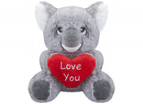 PMS KOALA BEAR WITH LOVE HEART 15CM. PI445053 \\\KD35812