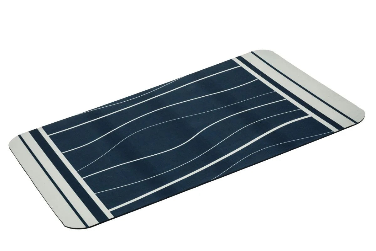 BLUE CANYON BERKELEY QUICK DRY BATH MAT BLUE 40 X 60CM. BM2050BL \\\KD35899