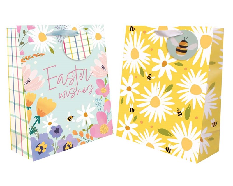 TALLON EASTER FLORAL LARGE GIFT BAG 34 X 26CM. TA6654 \\\KD35942