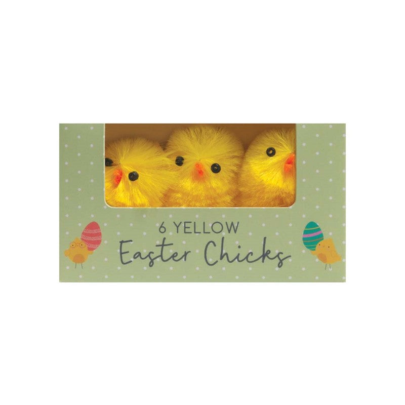 TALLON EASTER DECORATIVE MINI CHICKS 6/PK. TA6632 \\\KD35950