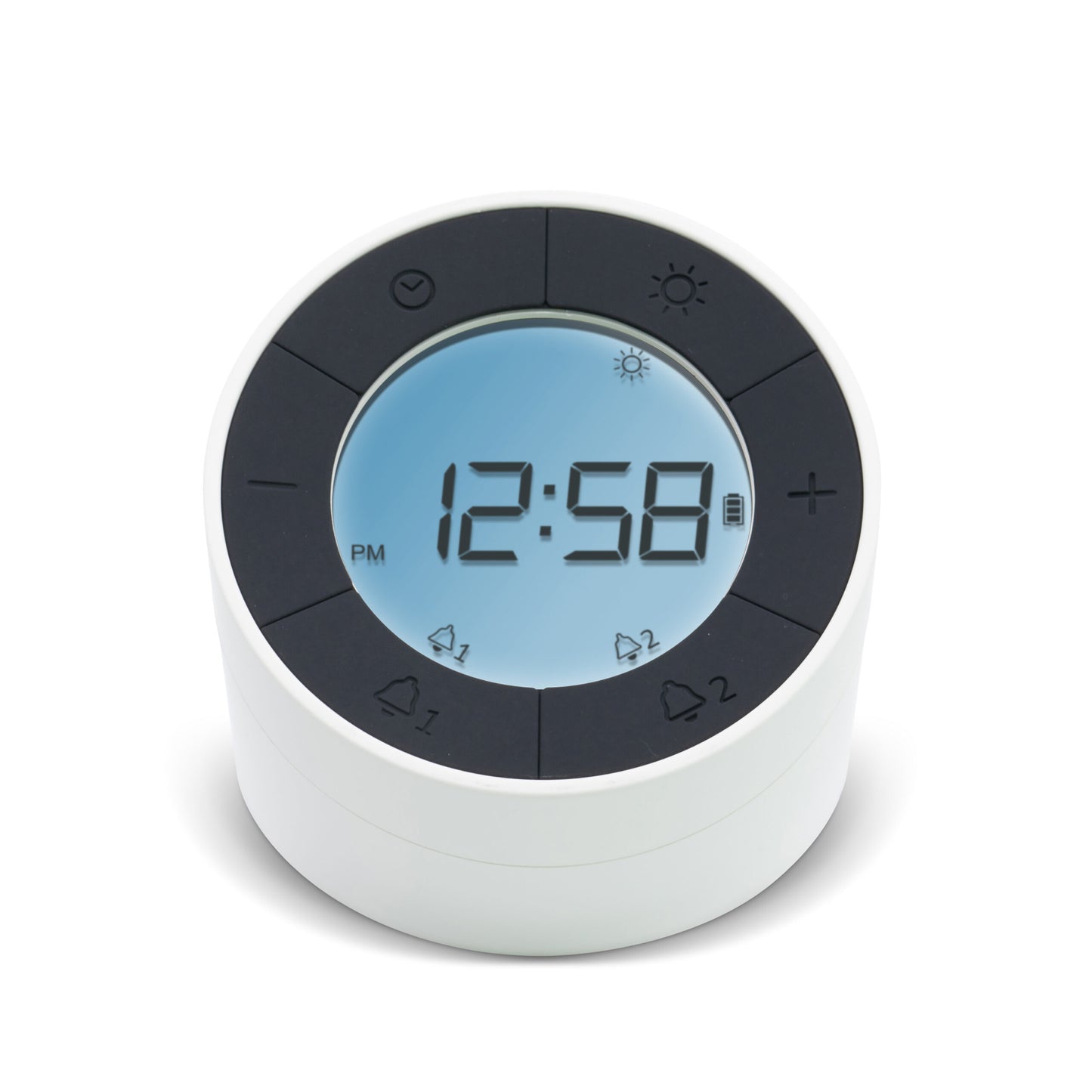 ACCTIM JOWIE DUAL DIGITAL TOUCH SENSOR ALARM CLOCK. AC16202 \\\KD36025