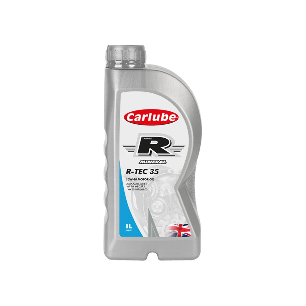 CARLUBE TRIPLE R -TEC 35 15W-40 MINERAL VEHICLE ENGINE OIL 1L. KCD001 \\\KD36069