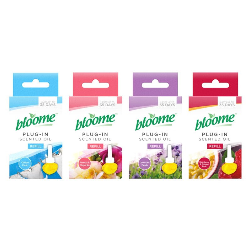 BLOOME ASSORTED PLUG IN SCENTED OIL 25ML. OL322241 \\\KD36097