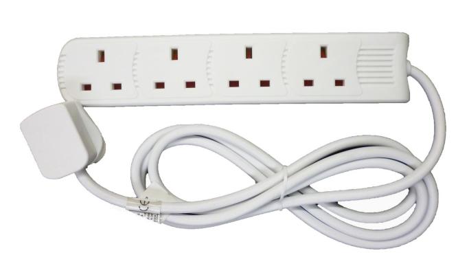 POWER PLUS 4 WAY 13AMP EXTENSION LEAD 3 MTR \\\KD36231