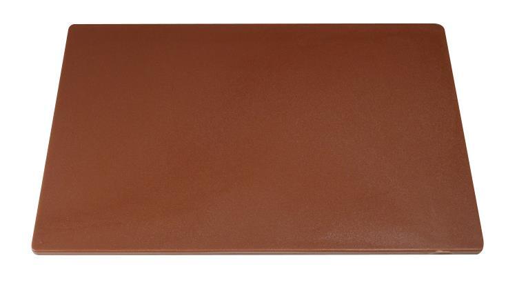 ZODIAC POLY CHOPPING BOARD BROWN 46 X 31 X 1CM \\\KD36240