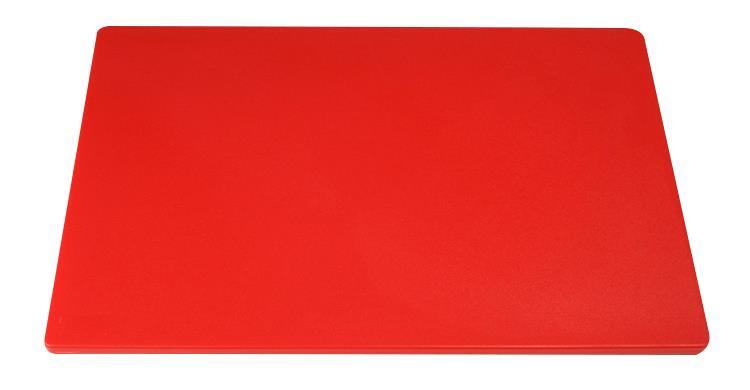 ZODIAC POLY CHOPPING BOARD RED 46 X 31 X 1CM \\\KD36243