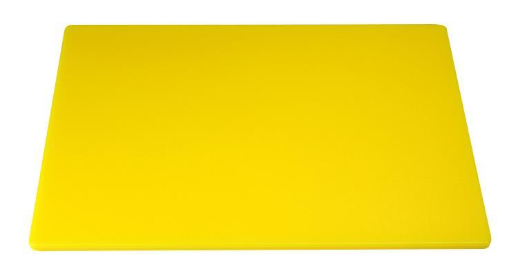 ZODIAC POLY CHOPPING BOARD YELLOW 46 X 31 X 1CM \\\KD36246