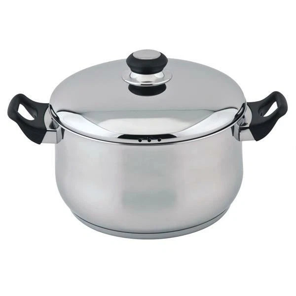 STEELEX HEAVY GAUGE STAINLESS STEEL CASSEROLE 22CM \\\KD36255