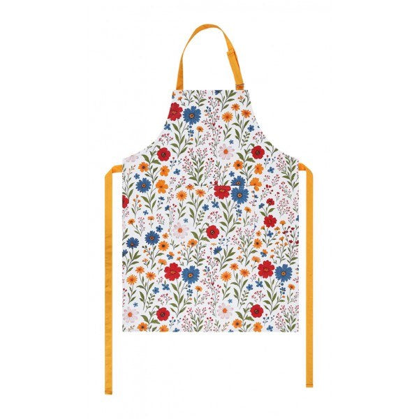 STEELEX WILD FLOWER DESIGN COTTON APRON \\\KD36266