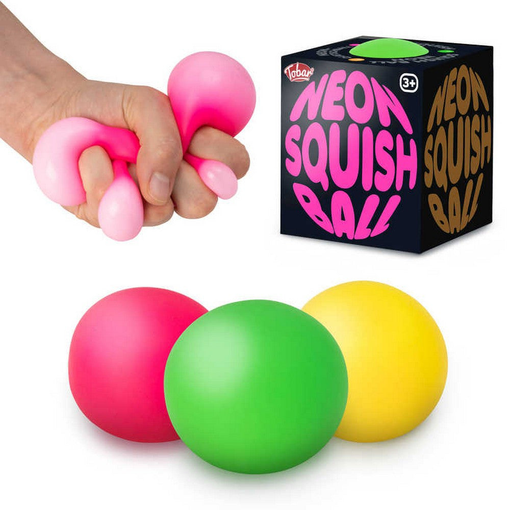 SCRUNCHEMS ASSORTED NEON SQUISH STRESS BALL \\\KD36306