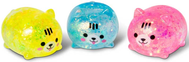SCRUNCHEMS ASSORTED SQUISHY SUGAR DIDDY KITTIES 3/PK \\\KD36309