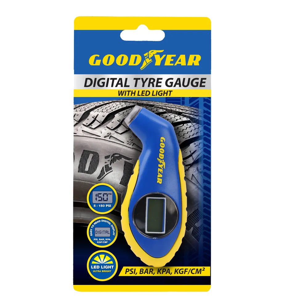 GOODYEAR DIGITAL TYRE PRESSURE GAUGE WITH LED LIGHT \\\KD36349