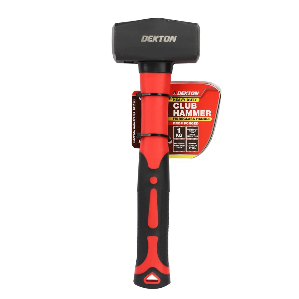 DEKTON HEAVY DUTY FIBRE GLASS CLUB HAMMER 1KG \\\KD36360