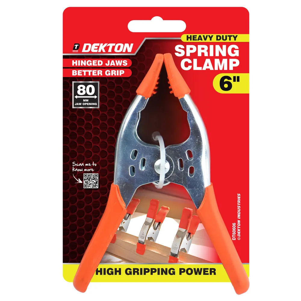 DEKTON HEAVY DUTY METAL SPRING CLAMP  6" / 15CM \\\KD36365