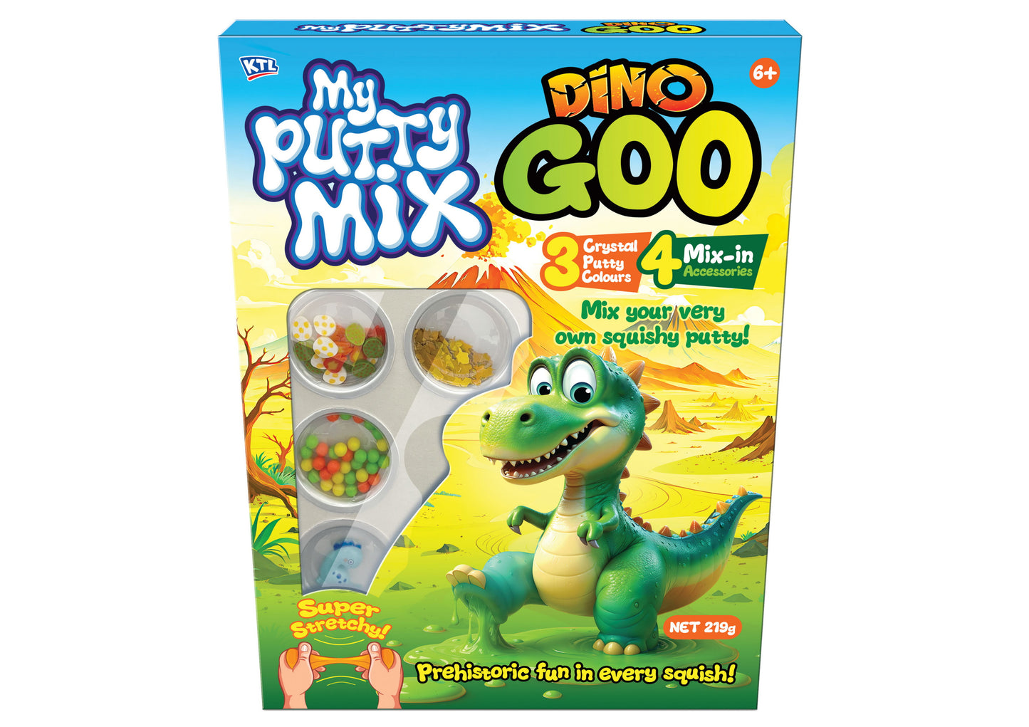 ASSORTED DINO GOO MIX PUTTY \\\KD36388