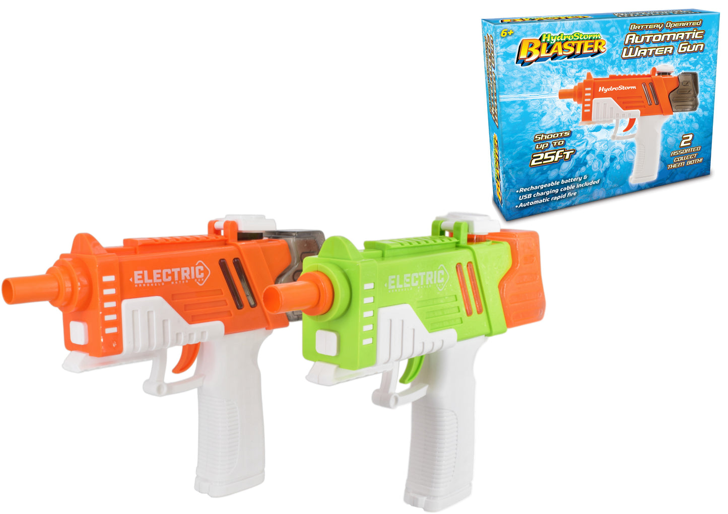 HYDROSTORM BLASTER BATTERY OPERATED AUTOMATIC WATER GUN \\\KD36389