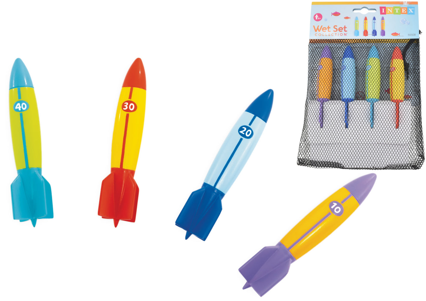 INTEX ASSORTED COLOUR UNDER WATER TORPEDOES \\\KD36390