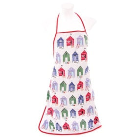 JAN PASHLEY BEACH HUT COTTON APRON. KITC101 \\\KITC101