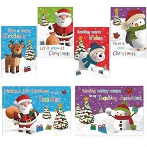 32 GLITETR CHRISTMAS SCHOOL CARDS. KITR \\\KITR