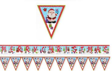 CUTE DESIGN CHRISTMAS BANNER AND BUNTING. KPBN \\\KPBN