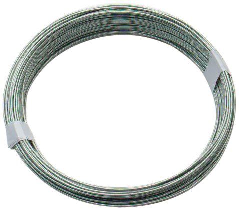 BULK HARDWARE 1.25MM X 50M GALVANISED COATED GARDEN WIRE. M3264 \\\M3264