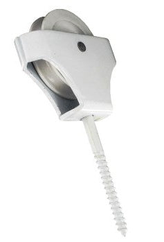 PULLEY SINGLE SCREW WHITE. M3851 \\\M3851
