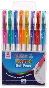 8 ANKER GLITTER  -  SCENTED GEL PENS TA8742. MBIM \\\MBIM