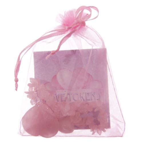 LOVERS TOKENS ROSE QUARTZ GIFT SET. MIN17 \\\MIN17