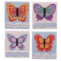 MAJESTIC CHOUKO BUTTERFLY NAIL FILE MATCH BOOK. NAIL45 \\\NAIL44
