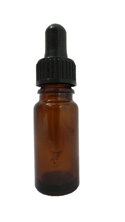 20ML GLASS AMBER BOTTLE PLUS DROPPER PIPETTE - 1 PC. DP20966 \\\ND20A