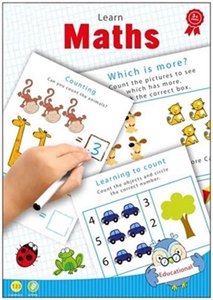 MATHS NUMBERS LEARN MATHEMATICS 20 WIPE-CLEAN WORKSHEETS WITH PEN. NUWW \\\NUWH