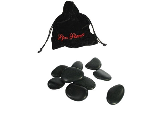 9 HOT MASSAGE SPA ROCKS STONES BAG RELAXATION BODY THERAPY WELLNESS PAIN HEAT HEALING. OB240022 \\\OB240022