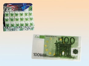 100 EURO MONEY PARTY POCKET PAPER TISSUE. OB330075 \\\OB330075