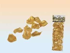 100 PCS GOLD ROSE FAKE PETALS CONFETTI WEDDING ENGAGEMENT CHRISTMAS PARTY DECORATIONS FLOWER FAVORS. OB500111 \\\OB500111