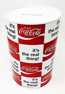 COCA COLA METAL SAVING BANK TIN. OB712797 \\\OB712797
