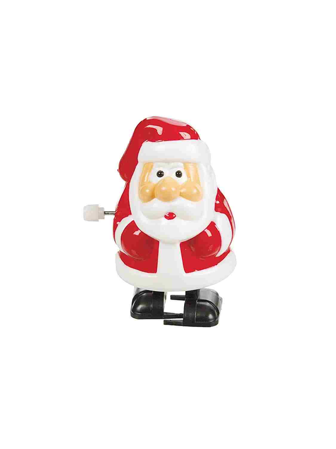 RACING SANTAS WIND UP TOY - IDEAL SECRET SANTA GIFT - FATHER CHRISTMAS. OB991009 \\\OB991009